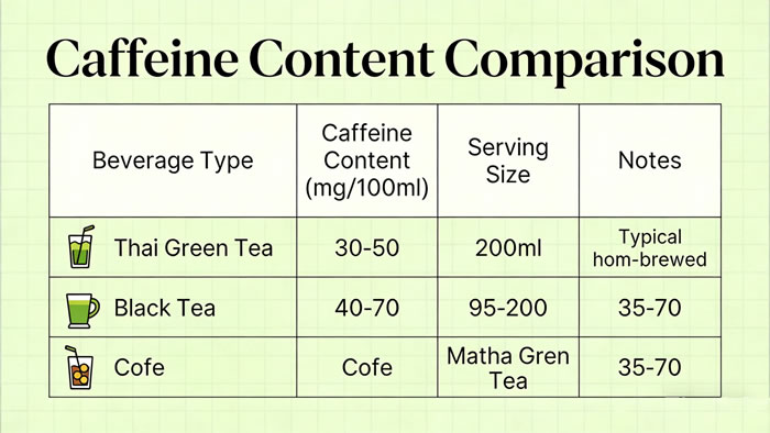 Caffeine Content Comparison