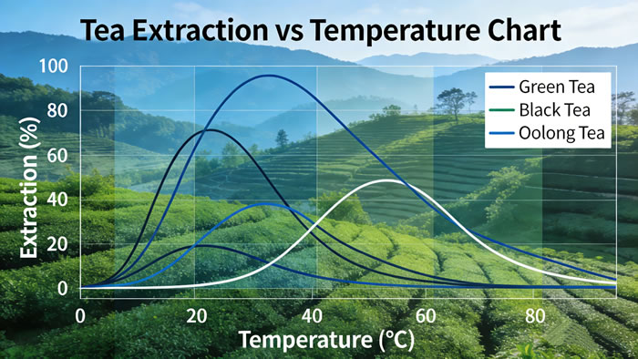 Extraction vs temperature chart
