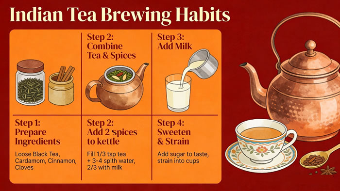 Indian brewing habits chart