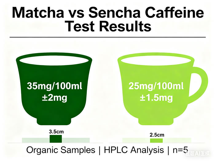 Matcha vs Sencha Caffeine Test Results