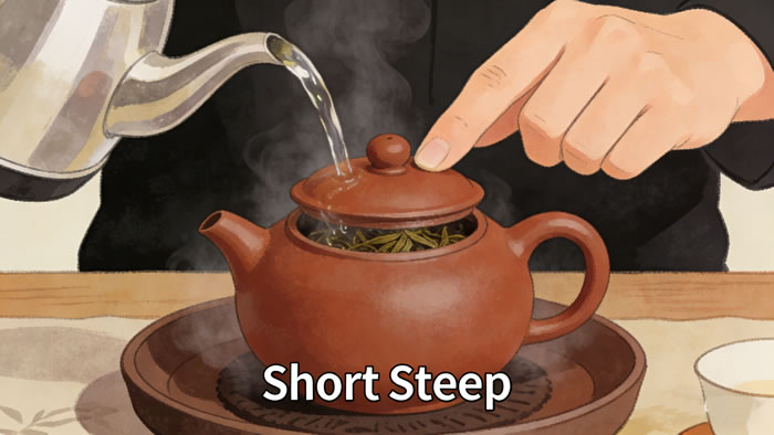 Step-by-Step Gongfu Tea Brewing: 3) Short Steep
