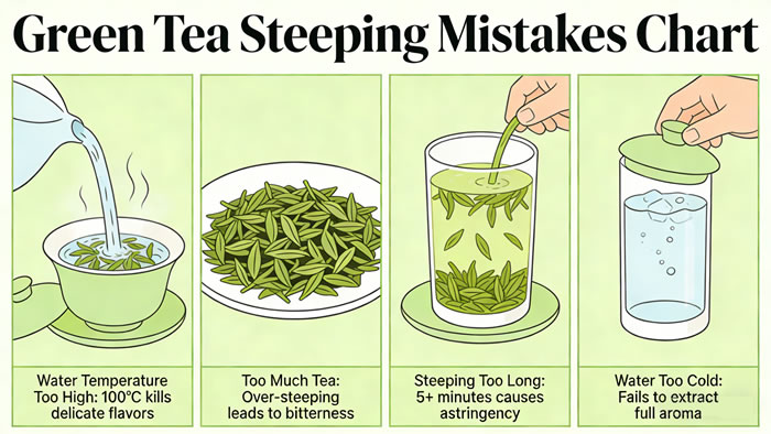 Steeping Mistakes Chart